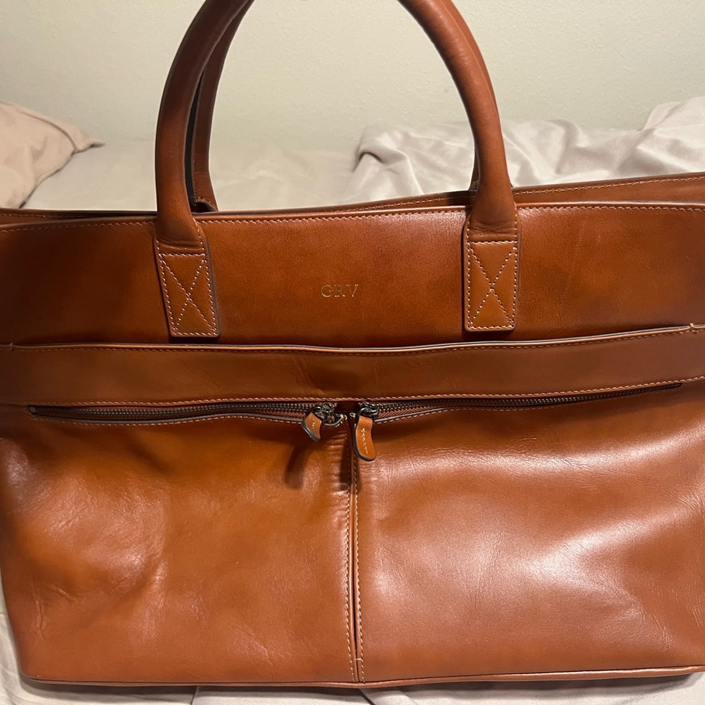 Mark & Graham Brown leather bag